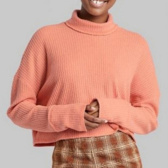 wild fable Sweaters - NWT Super Soft Cropped Boxy Turtleneck - Wild Fable